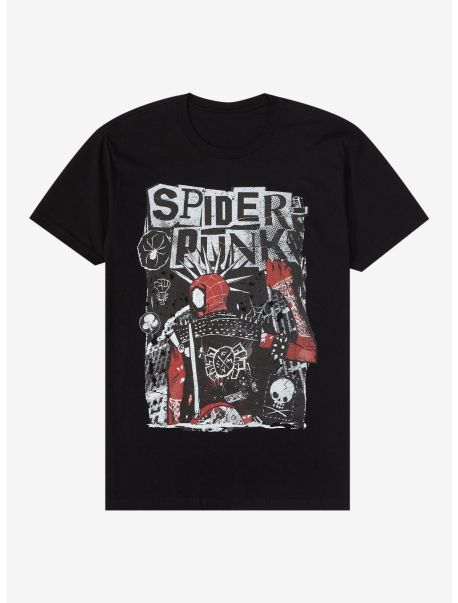 Graphic Tees Marvel Spider-Man: Across The Spider-Verse Spider-Punk T-Shirt Guys