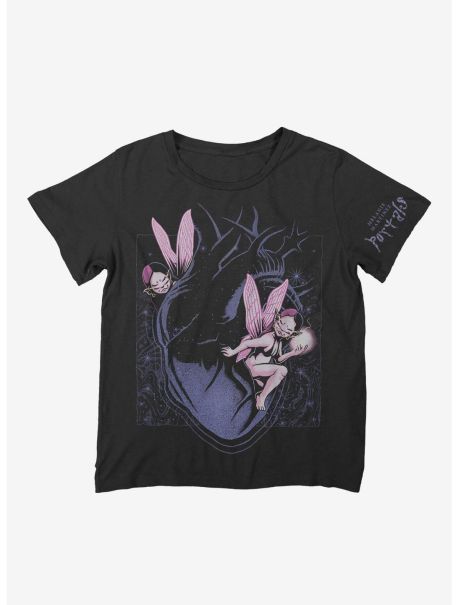 Guys Graphic Tees Melanie Martinez Portals Heart Fairy T-Shirt