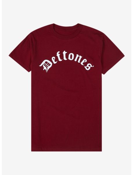 Graphic Tees Guys Deftones Text Logo T-Shirt