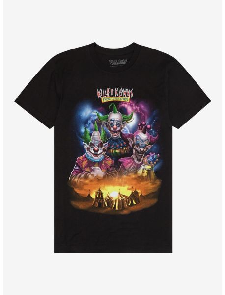 Killer Klowns From Outer Space Trio Tent T-Shirt Guys Graphic Tees