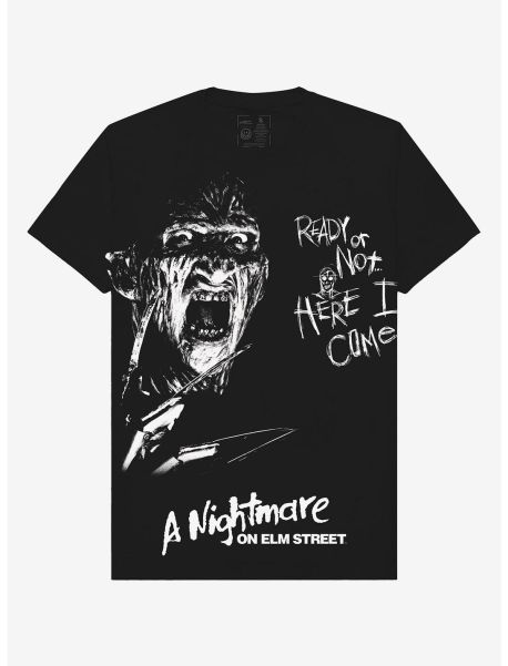 Graphic Tees Guys A Nightmare On Elm Street Freddy Ready Or Not T-Shirt