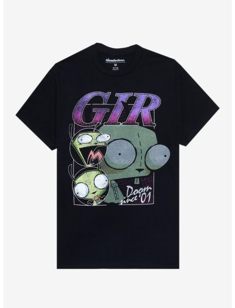 Graphic Tees Invader Zim Gir Collage T-Shirt Guys