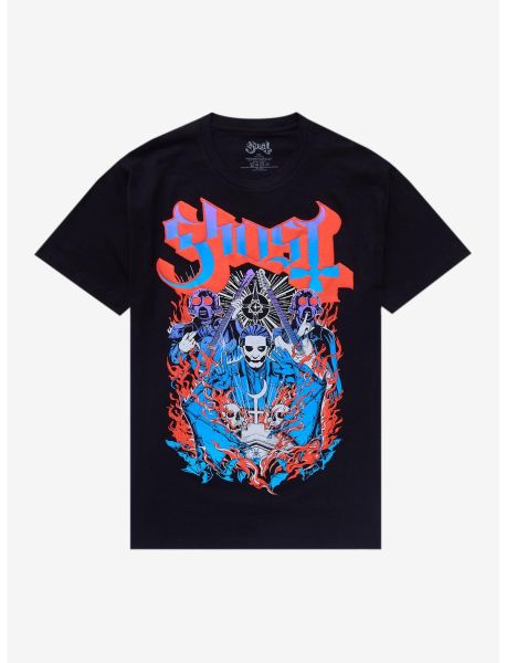 Ghost Cardinal Copia & Ghouls T-Shirt Graphic Tees Guys