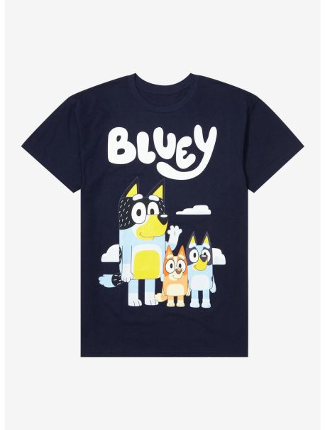 Graphic Tees Guys Bluey Bandit Bluey & Bingo T-Shirt