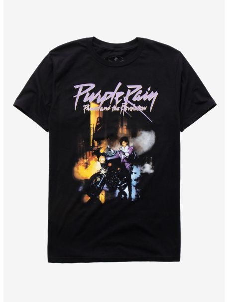 Graphic Tees Guys Prince Purple Rain T-Shirt