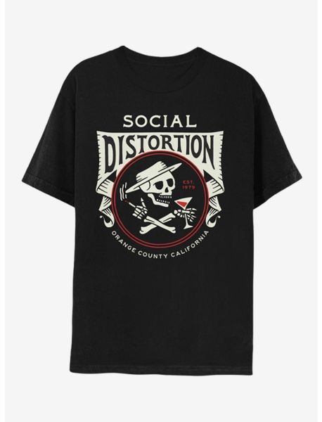 Social Distortion Orange County T-Shirt Guys Graphic Tees