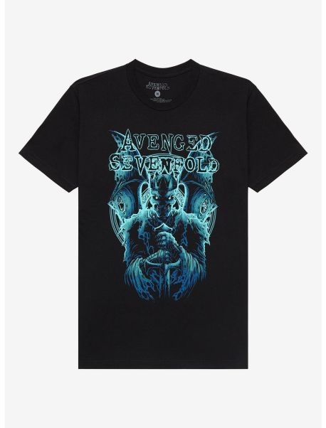 Avenged Sevenfold Skeleton King T-Shirt Graphic Tees Guys