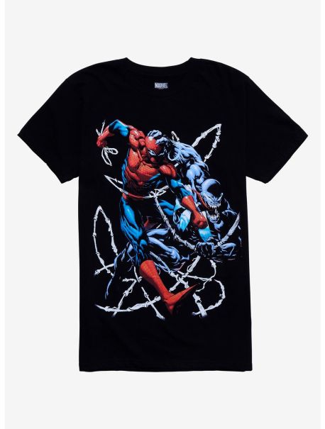 Marvel Spider-Man & Venom T-Shirt Guys Graphic Tees