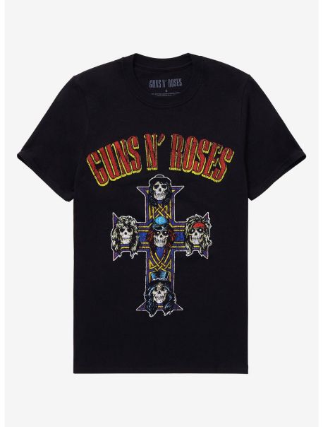 Guns N' Roses Appetite For Destruction T-Shirt Graphic Tees Guys