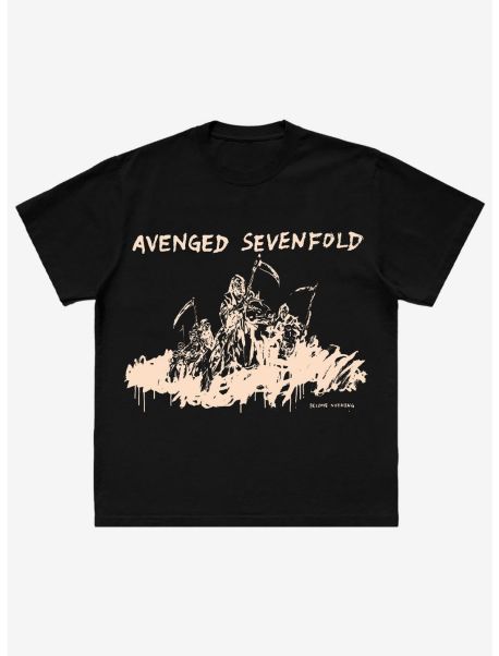 Graphic Tees Guys Avenged Sevenfold Life Is But A Dream Healing The World T-Shirt