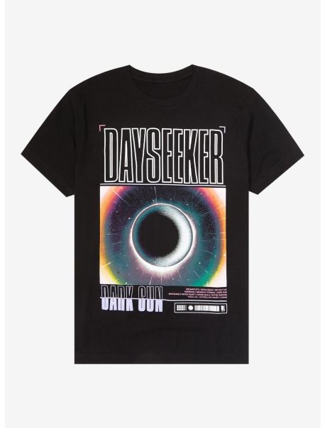 Guys Dayseeker Dark Sun Track List T-Shirt Graphic Tees