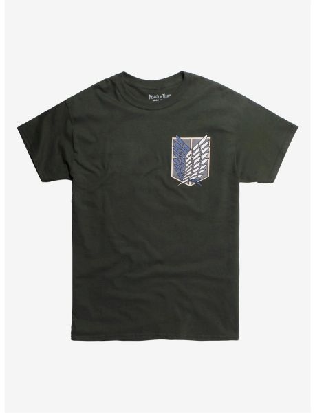 Graphic Tees Guys Attack On Titan Scout Regiment T-Shirt