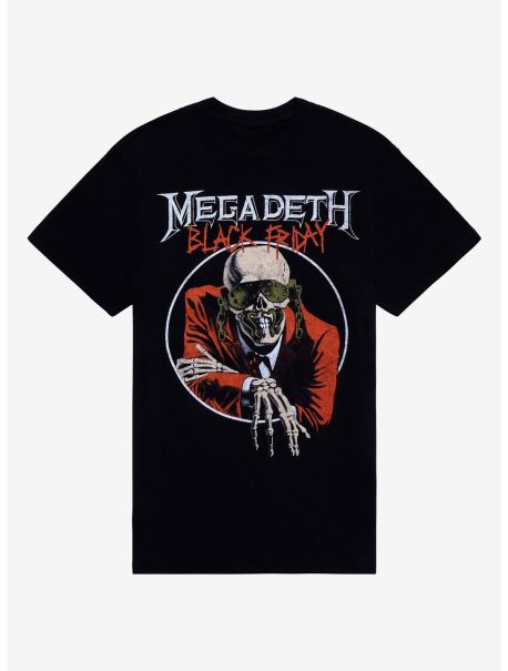 Guys Graphic Tees Megadeth Black Friday T-Shirt
