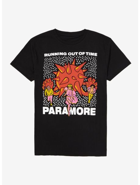 Graphic Tees Guys Paramore Running Out Of Time T-Shirt