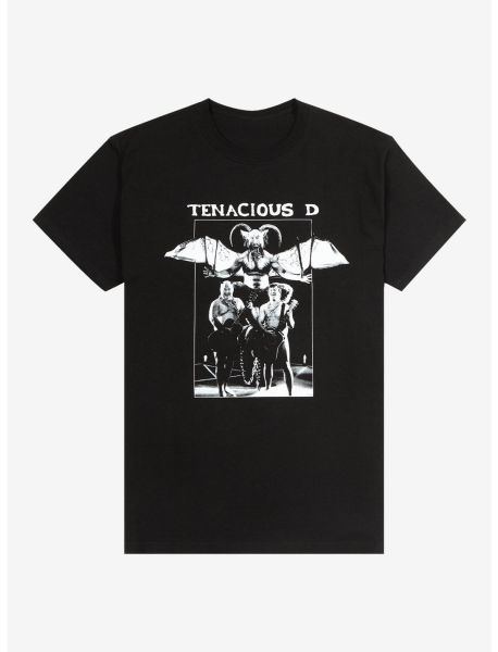 Guys Tenacious D 2001 Tour T-Shirt Graphic Tees