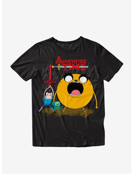 Guys Adventure Time Trio T-Shirt Graphic Tees