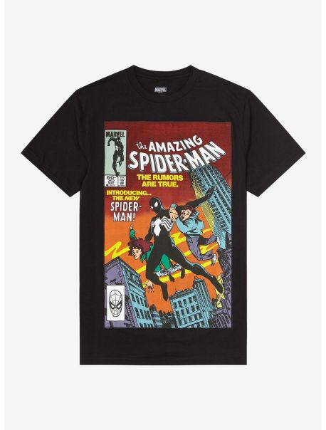 Marvel The Amazing Spider-Man Rumors Comic T-Shirt Graphic Tees Guys