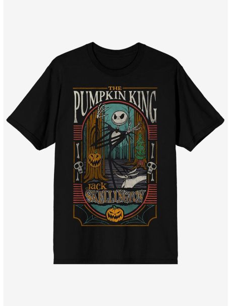 Graphic Tees Guys The Nightmare Before Christmas Pumpkin King Frame T-Shirt