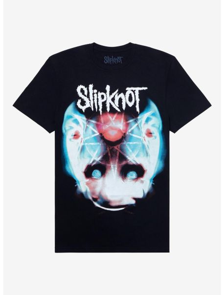 Graphic Tees Guys Slipknot Two Faces T-Shirt