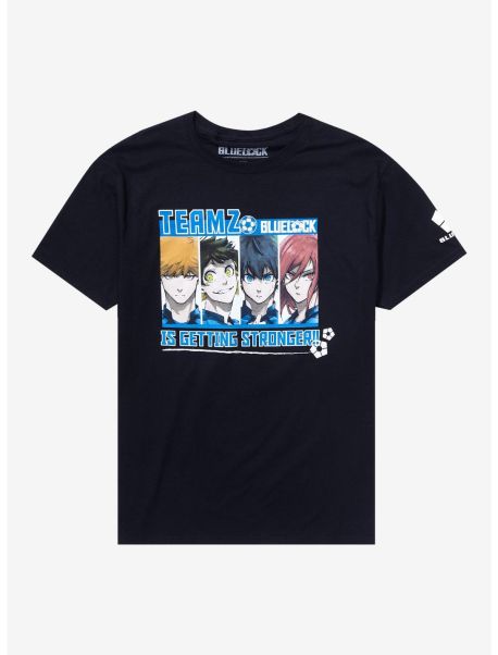 Guys Blue Lock Team Z Panel T-Shirt Graphic Tees