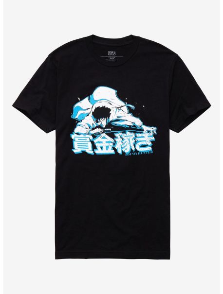Cowboy Bebop Spike Crawling T-Shirt Guys Graphic Tees