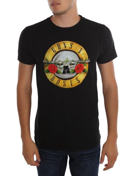 Graphic Tees Guys Guns N' Roses Logo T-Shirt