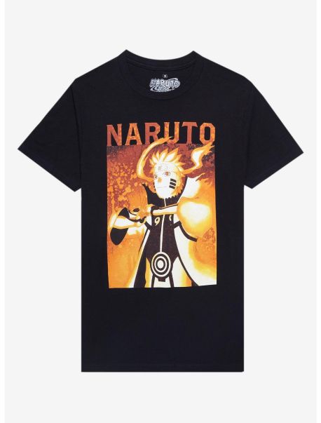 Graphic Tees Guys Naruto Shippuden Six Paths Sage Mode Double-Sided T-Shirt