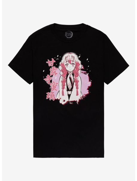 Guys Demon Slayer: Kimetsu No Yaiba Mitsuri T-Shirt Graphic Tees