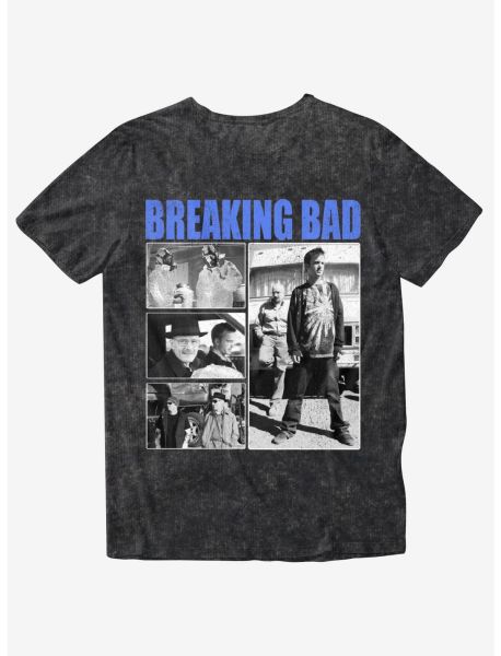 Guys Graphic Tees Breaking Bad Panel Wash T-Shirt