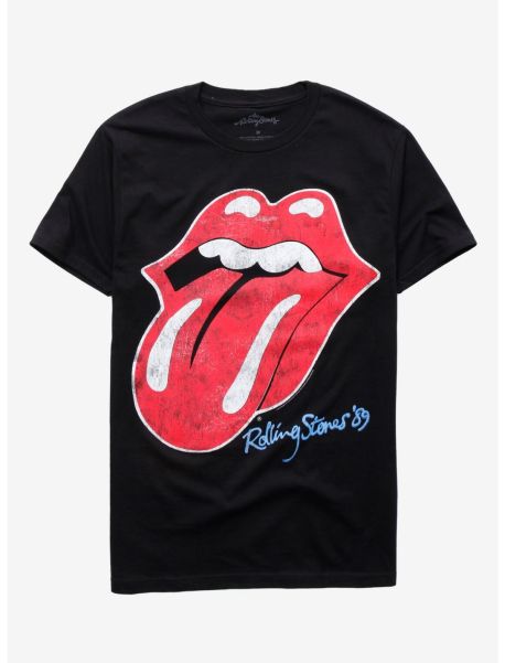 The Rolling Stones '89 Tongue T-Shirt Guys Graphic Tees