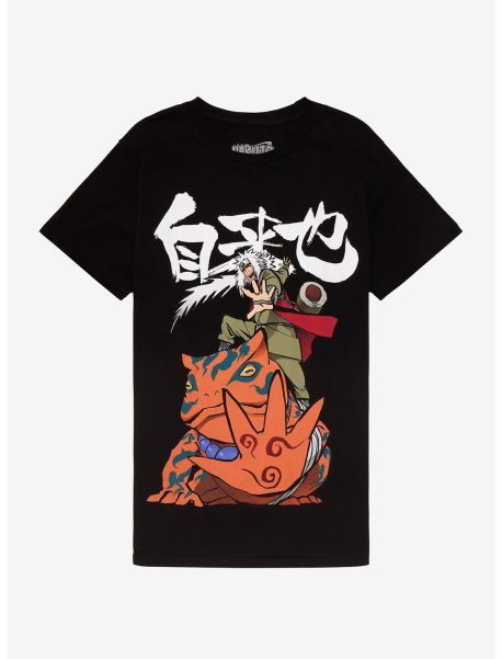 Graphic Tees Guys Naruto Shippuden Jiraiya Toad Sage T-Shirt