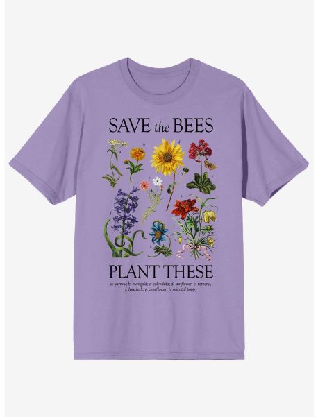 Guys Smithsonian Save The Bees T-Shirt Graphic Tees