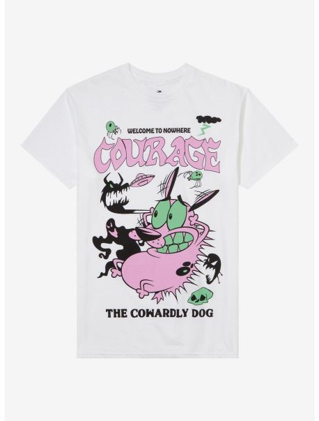 Guys Graphic Tees Courage The Cowardly Dog Monsters T-Shirt