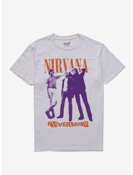 Nirvana Nevermind Portrait T-Shirt Graphic Tees Guys