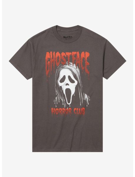 Guys Graphic Tees Scream Ghost Face Horror Club T-Shirt