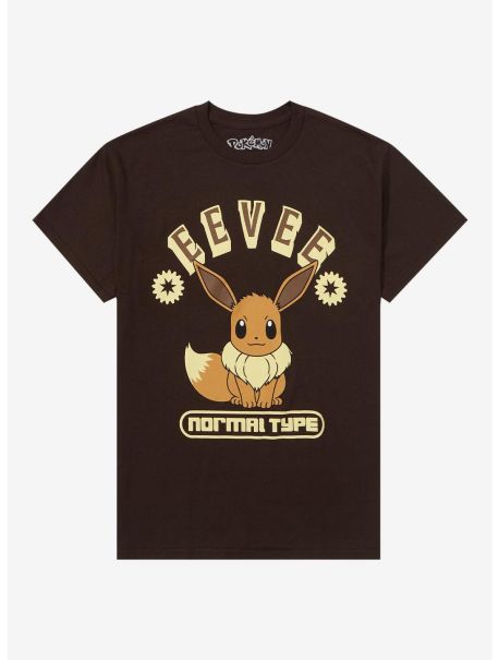 Graphic Tees Pokemon Eevee Normal Type T-Shirt Guys