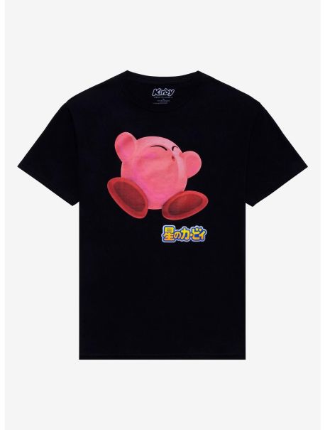 Kirby Smooshed T-Shirt Guys Graphic Tees