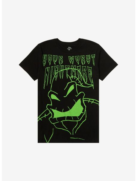 Graphic Tees The Nightmare Before Christmas Oogie Boogie Outline T-Shirt Guys