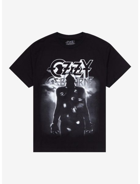 Graphic Tees Guys Ozzy Osbourne Silhouette Eyes T-Shirt