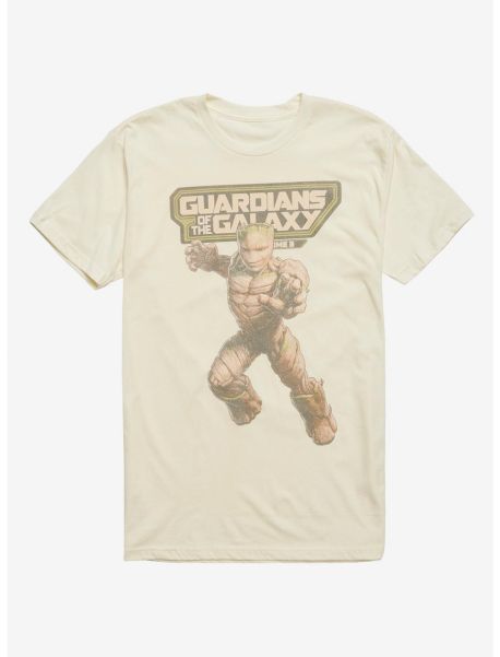 Graphic Tees Guys Marvel Guardians Of The Galaxy: Volume 3 Groot T-Shirt