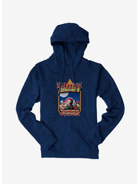 Guys Hoodies Killer Klowns From Outer Space Movie Poster Hoodie