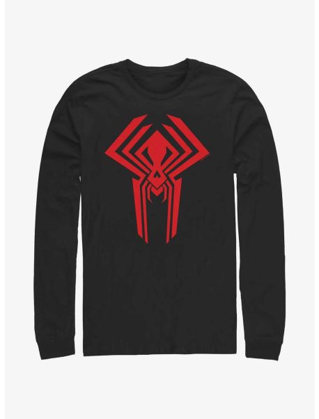 Marvel Spider-Man: Across The Spider-Verse O'hara Spider Logo Long-Sleeve T-Shirt Guys Long Sleeves