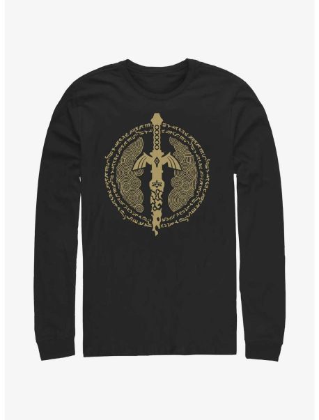 The Legend Of Zelda Master Sword Icon Long-Sleeve T-Shirt Guys Long Sleeves