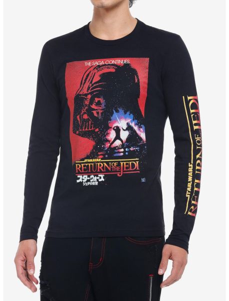 Guys Long Sleeves Star Wars Episode Vi Return Of The Jedi Long-Sleeve T-Shirt