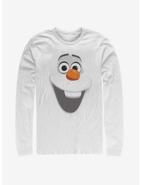 Disney Frozen Olaf Face Long-Sleeve T-Shirt Long Sleeves Guys