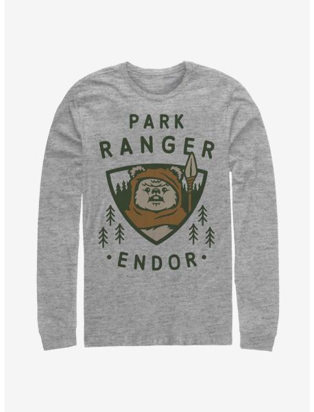 Long Sleeves Guys Star Wars Park Ranger Long-Sleeve T-Shirt