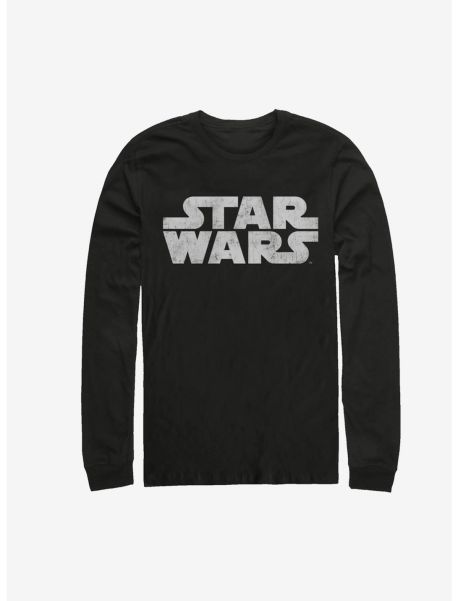 Guys Star Wars Simplest Logo Long-Sleeve T-Shirt Long Sleeves