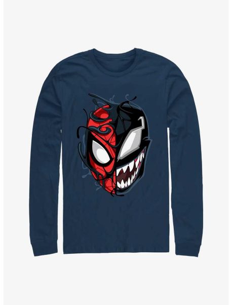 Guys Long Sleeves Marvel Venom Peter Venom Long-Sleeve T-Shirt