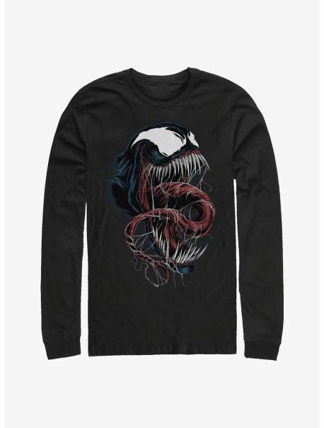Marvel Venom Tongue Long-Sleeve T-Shirt Long Sleeves Guys