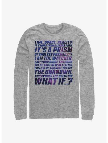 Marvel What If...? Space Prism Long-Sleeve T-Shirt Guys Long Sleeves